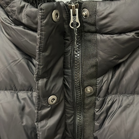 NWT Eddie Bauer extra large Stratuslite Down Faux Shearling Lined Hoodie Jacket - Picture 4 of 16